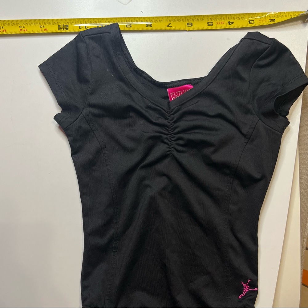 Future Star Kids Black Leotard